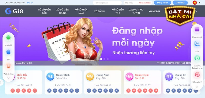 Gi8 – Nhà cái lô đề siêu uy tín với tỷ lệ cược 1 ăn 99